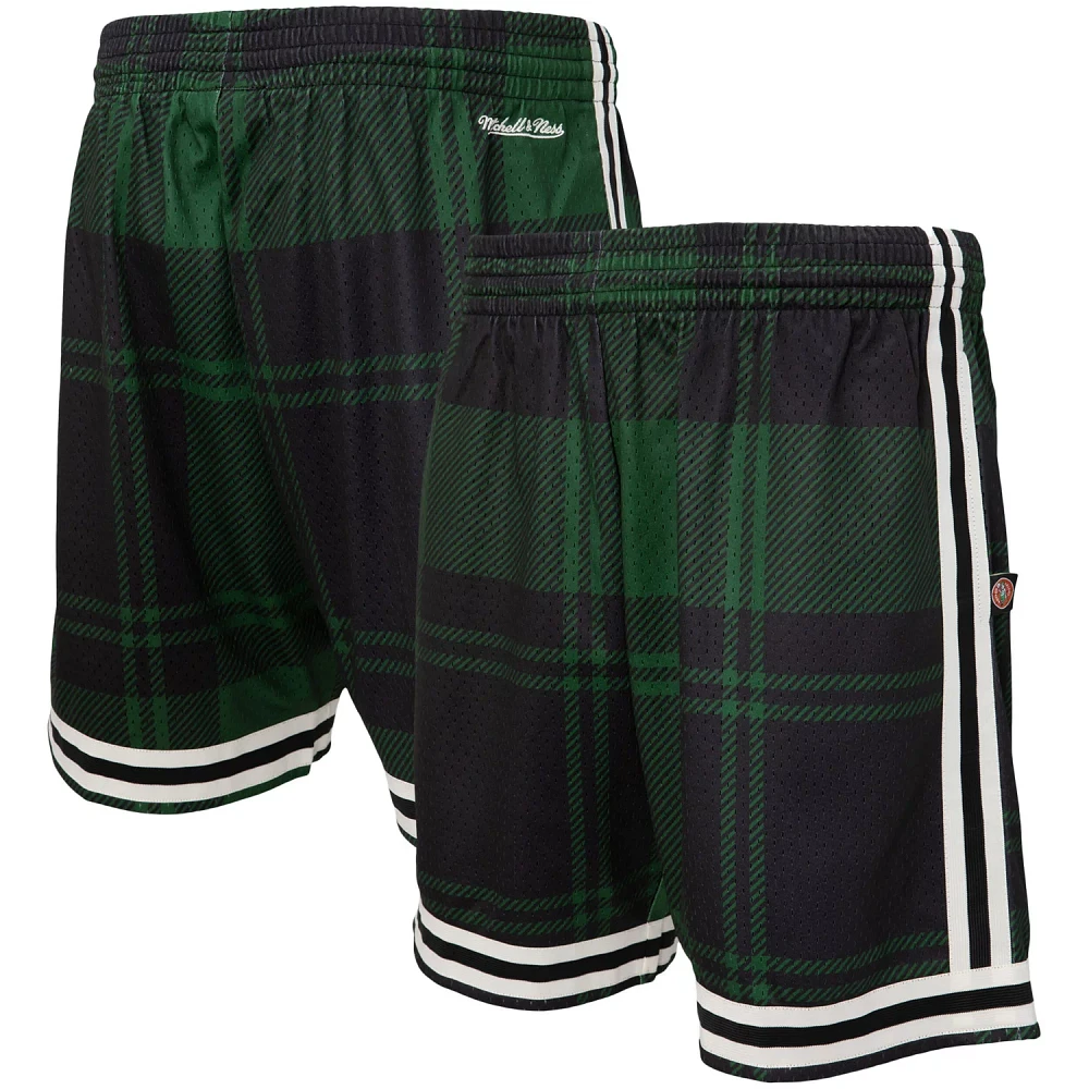 Mitchell  Ness x Uninterrupted Kelly /Black Boston Celtics Hardwood Classics Swingman Shorts