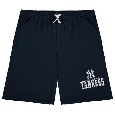 New York Yankees Big  Tall French Terry Shorts