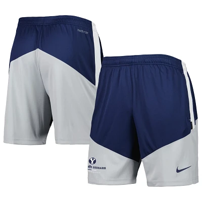 Nike /Gray BYU Cougars Performance Player Shorts                                                                                