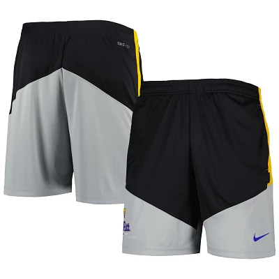 Nike /Gray Pitt Panthers Performance Player Shorts                                                                              