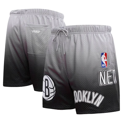 Pro Standard /Gray Brooklyn Nets Ombre Mesh Shorts