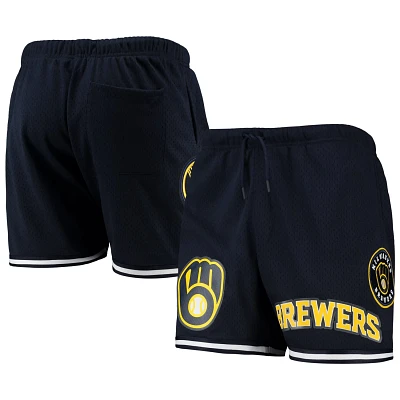 Pro Standard Milwaukee Brewers Logo Mesh Shorts