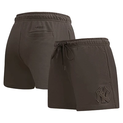 Pro Standard New York Yankees Neutral Fleece Shorts