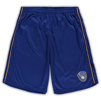 Profile Milwaukee Brewers Big  Tall Mesh Shorts