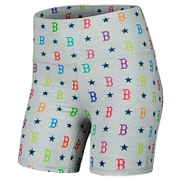 Terez Boston Sox TLC Rainbow Shorts