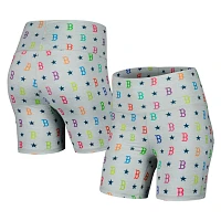 Terez Boston Sox TLC Rainbow Shorts