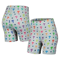 Terez Philadelphia Phillies TLC Rainbow Shorts