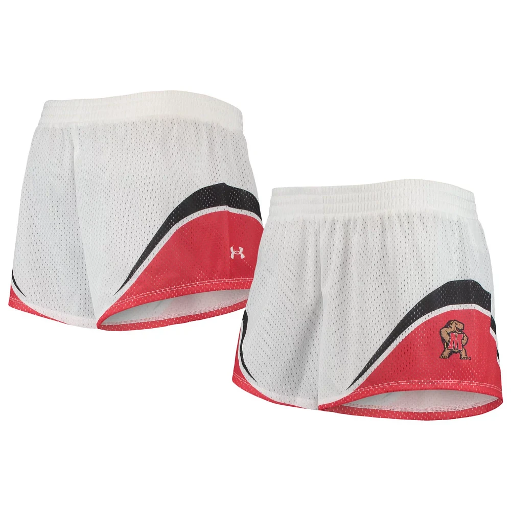 Under Armour /Red Maryland Terrapins Mesh Shorts