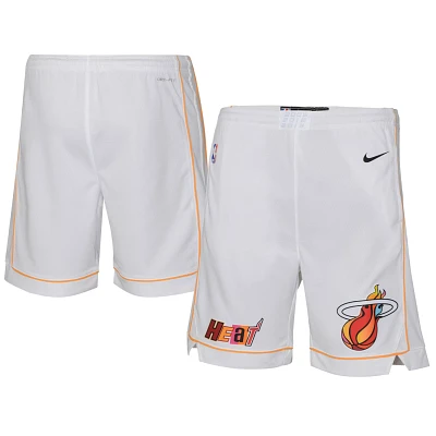 Youth Jordan Brand Miami Heat 2022/23 City Edition Swingman Shorts