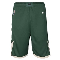 Youth Nike Hunter Milwaukee Bucks Icon Edition Mesh Performance Swingman Shorts                                                 