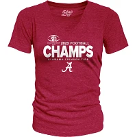 84 Alabama Tide 2023 SEC Football Conference Champions Locker Room Tri-Blend V-Neck T-Shirt                                     