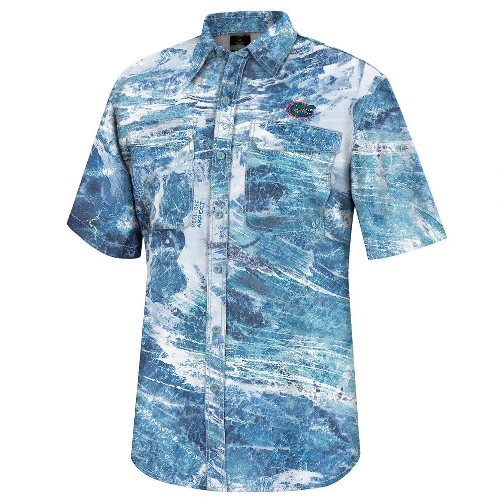 Colosseum Athletics Men's University of Florida Realtree Charter Fishing Shirt                                                  