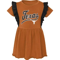 Girls Burnt Texas Longhorns Too Cute Tri-Blend Dress