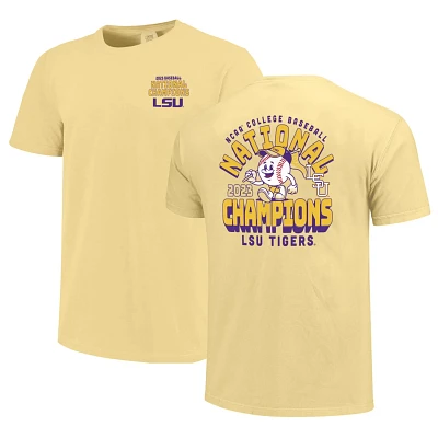 Unisex LSU Tigers 2023 NCAA Baseball College World Series Champions Cartoon T-Shirt                                             