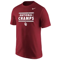 Unisex Nike Oklahoma Sooners 2023 NCAA Softball Women's College World Series Champions T-Shirt