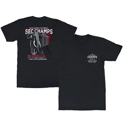 Youth Alabama Crimson Tide 2023 SEC Football Conference Champions Alabama Never Forgets T-Shirt                                 