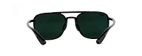 Maui Jim Unisex Keokea Polarized Square Aviator Sunglasses