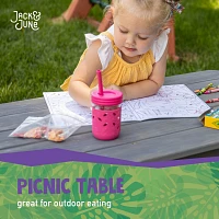Jack & June Cedar Convertible Sand Box and Picnic Table PlaySet                                                                 