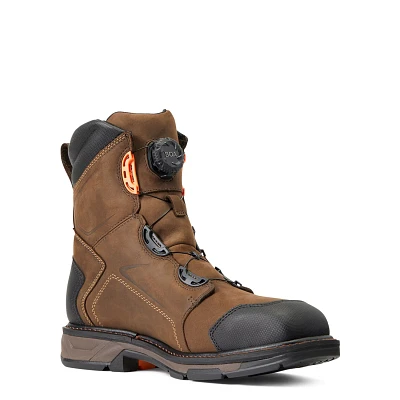 Ariat Men's WorkHog XT 8 in BOA Waterproof Carbon Toe Work Boots                                                                