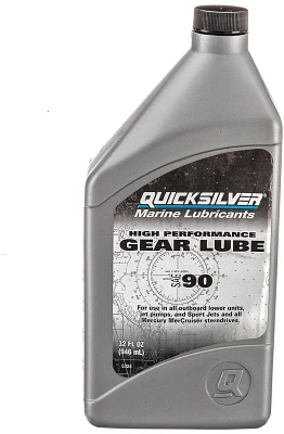 Quicksilver 1 qt High Performance SAE90 Gear Lube                                                                               