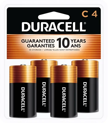 Duracell Coppertop C Batteries 4-Pack                                                                                           