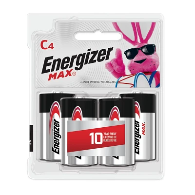 Energizer® Max C Batteries 4-Pack                                                                                              