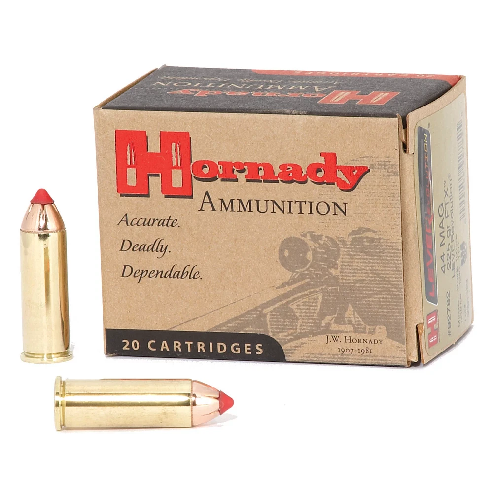 Hornady FTX LEVERevolution .44 Mag 225-Grain Handgun Ammunition - 20 Rounds                                                     