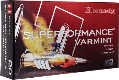 Hornady V-MAX™ .204 Ruger 32-Grain Rifle Ammunition - 20 Rounds                                                               