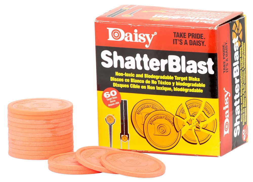 Daisy® ShatterBlast Clay Targets 60-Pack                                                                                       