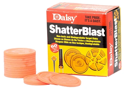 Daisy® ShatterBlast Clay Targets 60-Pack                                                                                       