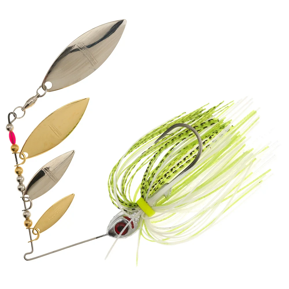 BOOYAH Super Shad 3/8 oz Multi Willow Blade Spinnerbait