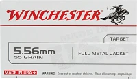 Winchester USA Full Metal Jacket 5.56 x 45 mm 55- Rifle Ammunition                                                              