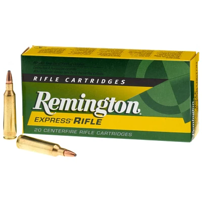 Remington .22-250 Remington 55-Grain Centerfire Rifle Ammunition                                                                