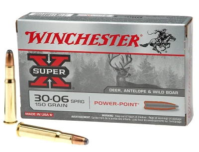 Winchester SUPER-X Power-Point .30-06 Springfield -Grain Rifle Ammunition