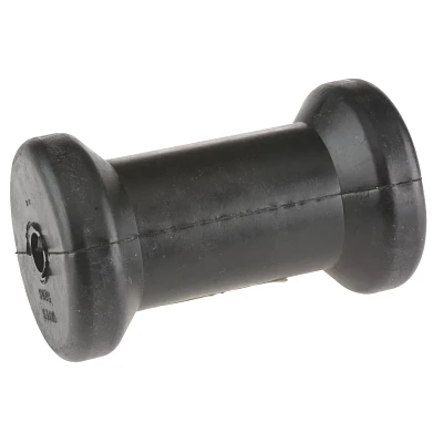 C.E. Smith Company 5 in Black Rubber Spool Roller with 1/2 in Shaft                                                             