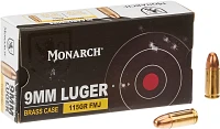 Monarch FMJ 9mm Luger 115-Grain Pistol Ammunition                                                                               