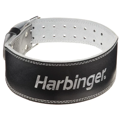 Harbinger 4" Padded Leather Weight Lifting Belt