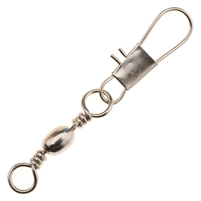 Eagle Claw Barrel Swivels with Interlock Snap Nickel 12-Pack