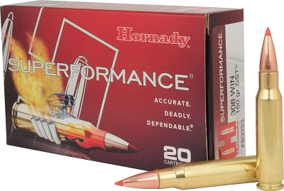 Hornady Superformance SST .308 Win 150-Grain Rifle Ammunition - 20 Rounds                                                       