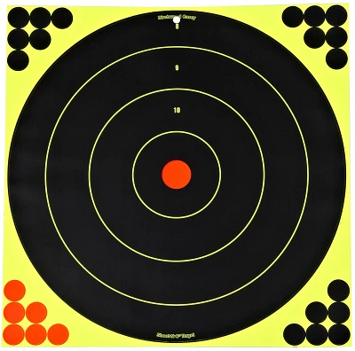 Birchwood Casey Shoot-N-C Self-Adhesive 17.25-in Bull's-Eye Targets 5-pack                                                      