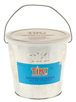 Lamplight® Tiki 17 oz. Galvanized Citronella Bucket                                                                            