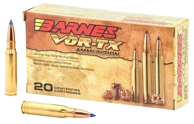 BARNES VOR-TX Tipped TSX .308 Win 168-Grain Rifle Bullets                                                                       