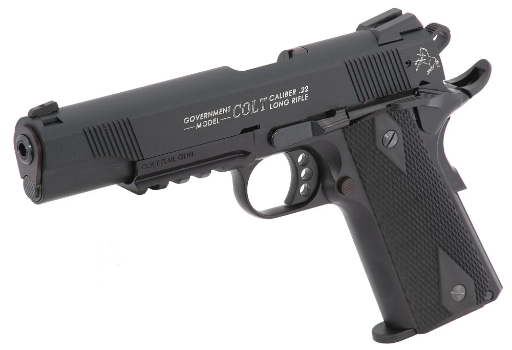 Colt 1911 A1 Rail Gun .22 LR Single Action Pistol                                                                               