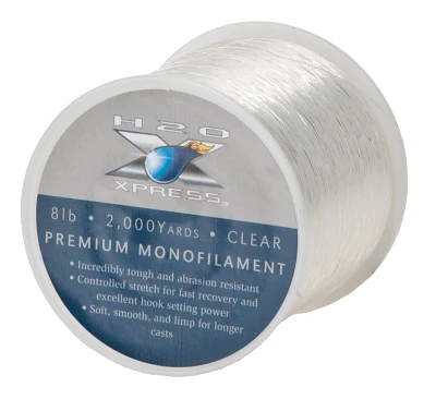 H2O XPRESS 8 lb - 2,000 yd Monofilament Fishing Line                                                                            