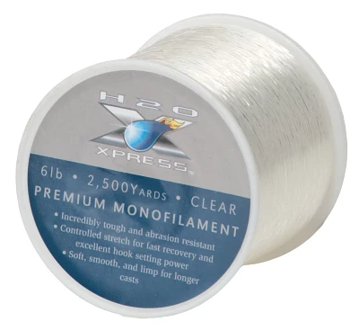 H2O XPRESS 6 lb - 2,500 yd Monofilament Fishing Line                                                                            