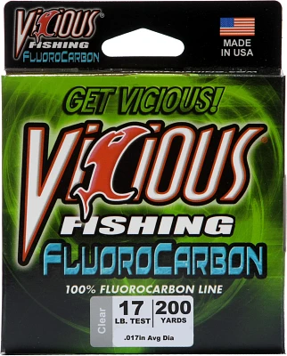 Vicious 17 lb. - 200 yards Fluorocarbon Fishing Line                                                                            