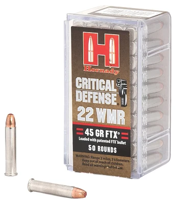 Hornady Critical Defense .22 Magnum 45-Grain Ammunition                                                                         