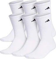 adidas Men's climalite Crew Socks 6 Pack                                                                                        