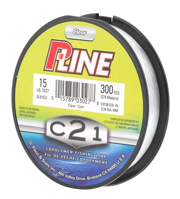 P-Line C21 15 lb. - 300 yards Copolymer Fishing Line                                                                            