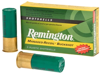 Remington Express Managed-Recoil 12 Gauge Buckshot Shotshells                                                                   